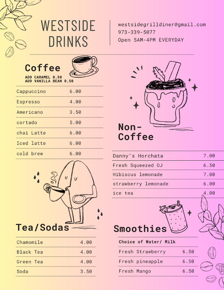 Westside Grill Diner Menu image 3