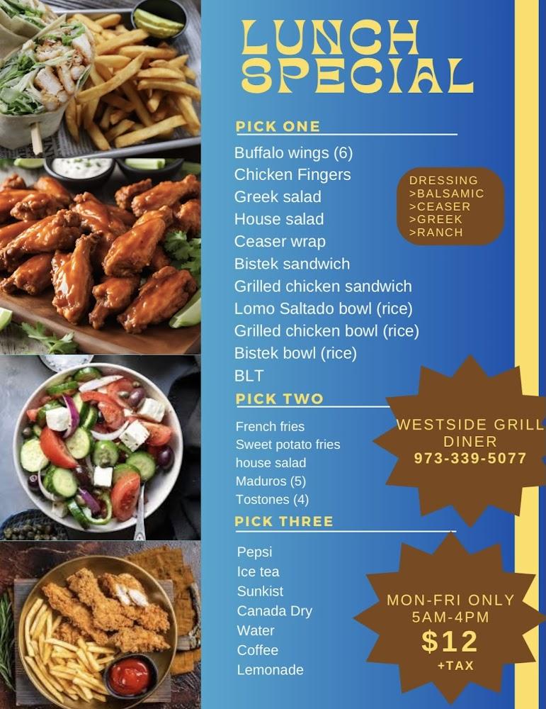 Westside Grill Diner Menu image 4